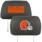 Fan Mats Cleveland Browns Embroidered Head Rest Cover Set - 2 Pieces