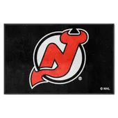 Fan Mats New Jersey Devils 4X6 High-Traffic Mat With Durable Rubber Backing - Landscape Orientation