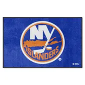 Fan Mats New York Islanders 4X6 High-Traffic Mat With Durable Rubber Backing - Landscape Orientation