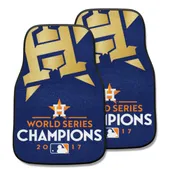 Fan Mats Houston Astros 2017 Mlb World Series Champions Front Carpet Car Mat Set - 2 Pieces