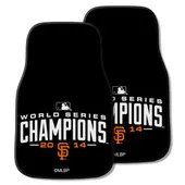 Fan Mats San Francisco Giants 2014 Mlb World Series Champions Front Carpet Car Mat Set - 2 Pieces