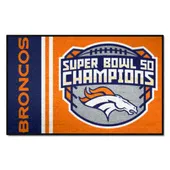 Fan Mats Denver Broncos Starter Mat Accent Rug - 19In. X 30In., 2016 Super Bowl L Champions