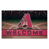 Fan Mats Arizona Diamondbacks Rubber Door Mat - 18In. X 30In.