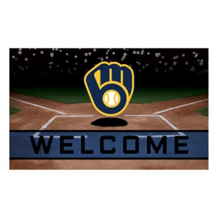 Fan Mats MLB Milwaukee Brewers Roundel Mat