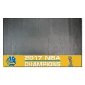 Fan Mats Golden State Warriors 2017 Nba Champions Vinyl Grill Mat - 26In. X 42In.