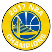 Fan Mats Golden State Warriors 2017 Nba Champions Basketball Rug - 27In. Diameter