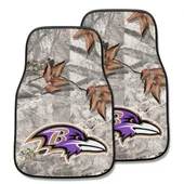 Fan Mats Baltimore Ravens Camo Front Carpet Car Mat Set - 2 Pieces