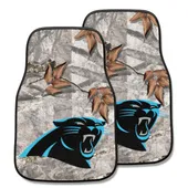 Fan Mats Carolina Panthers Camo Front Carpet Car Mat Set - 2 Pieces