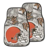 Fan Mats Cleveland Browns Camo Front Carpet Car Mat Set - 2 Pieces