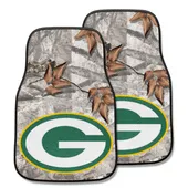 Fan Mats Green Bay Packers Camo Front Carpet Car Mat Set - 2 Pieces