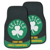 Fan Mats Boston Celtics 2008 Nba Champions Front Carpet Car Mat Set - 2 Pieces