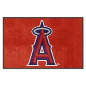 Fan Mats Los Angeles Angels 4X6 High-Traffic Mat With Durable Rubber Backing - Landscape Orientation