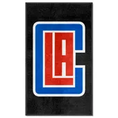 Fan Mats Los Angeles Clippers 3X5 High-Traffic Mat With Durable Rubber Backing - Portrait Orientatio