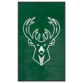 Fan Mats Milwaukee Bucks 3X5 High-Traffic Mat With Durable Rubber Backing - Portrait Orientation