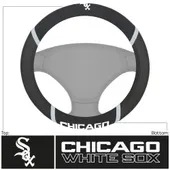 Fan Mats Chicago White Sox Embroidered Steering Wheel Cover