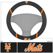 Fan Mats New York Mets Embroidered Steering Wheel Cover