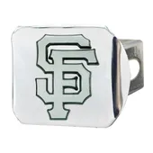 Fan Mats San Francisco Giants Chrome Metal Hitch Cover With Chrome Metal 3D Emblem