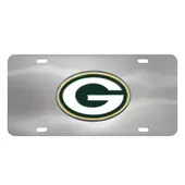 Fan Mats Green Bay Packers 3D Stainless Steel License Plate