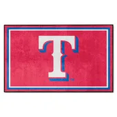 Fan Mats Texas Rangers 4Ft. X 6Ft. Plush Area Rug