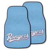 Fan Mats Texas Rangers Front Carpet Car Mat Set - 2 Pieces