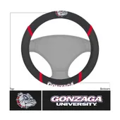 Fan Mats Gonzaga Bulldogs Embroidered Steering Wheel Cover