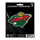 Fan Mats Minnesota Wild Matte Decal Sticker