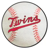 Fan Mats Minnesota Twins Baseball Rug - 27In. Diameter