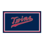 Fan Mats Minnesota Twins 3Ft. X 5Ft. Plush Area Rug