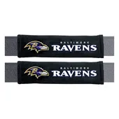 Fan Mats Baltimore Ravens Embroidered Seatbelt Pad - 2 Pieces