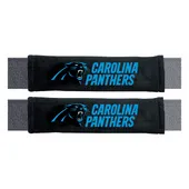 Fan Mats Carolina Panthers Embroidered Seatbelt Pad - 2 Pieces