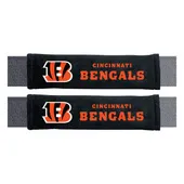 Fan Mats Cincinnati Bengals Embroidered Seatbelt Pad - 2 Pieces