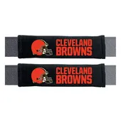 Fan Mats Cleveland Browns Embroidered Seatbelt Pad - 2 Pieces