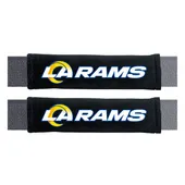 Fan Mats Los Angeles Rams Embroidered Seatbelt Pad - 2 Pieces