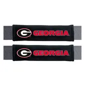 Fan Mats Georgia Bulldogs Embroidered Seatbelt Pad - 2 Pieces