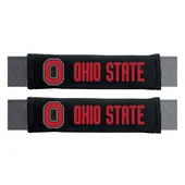 Fan Mats Ohio State Buckeyes Embroidered Seatbelt Pad - 2 Pieces