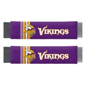 Fan Mats Minnesota Vikings Team Color Rally Seatbelt Pad - 2 Pieces