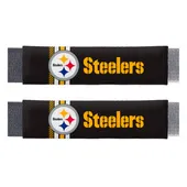 Fan Mats Pittsburgh Steelers Team Color Rally Seatbelt Pad - 2 Pieces