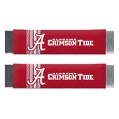 Fan Mats Alabama Crimson Tide Team Color Rally Seatbelt Pad - 2 Pieces