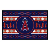 Fan Mats Los Angeles Angels Holiday Sweater Starter Mat Accent Rug - 19In. X 30In.