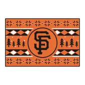 Fan Mats San Francisco Giants Holiday Sweater Starter Mat Accent Rug - 19In. X 30In.