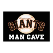 Fan Mats San Francisco Giants Man Cave Starter Mat Accent Rug - 19In. X 30In.