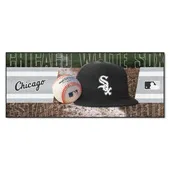 Fan Mats Chicago White Sox Baseball Runner Rug - 30In. X 72In.