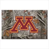 Fan Mats Minnesota Golden Gophers Rubber Scraper Door Mat Camo