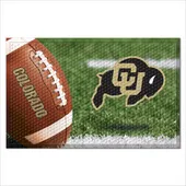 Fan Mats Colorado Buffaloes Rubber Scraper Door Mat