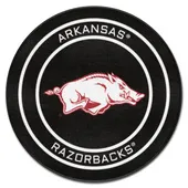 Fan Mats Arkansas Hockey Puck Rug - 27In. Diameter