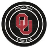 Fan Mats Oklahoma Hockey Puck Rug - 27In. Diameter