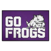 Fan Mats Tcu Horned Frogs Starter Mat Accent Rug - 19In. X 30In. Slogan Starter Mat