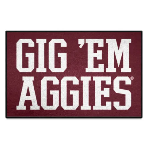 Fan Mats Texas A&M Starter Mat Accent Rug - 19In. X 30In. Slogan Design