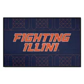 Fan Mats Illinois Starter Mat Accent Rug - 19In. X 30In. Slogan Design