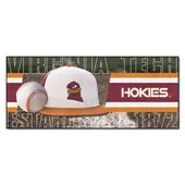 Fan Mats Virginia Tech Hokies Baseball Runner Rug - 30In. X 72In.